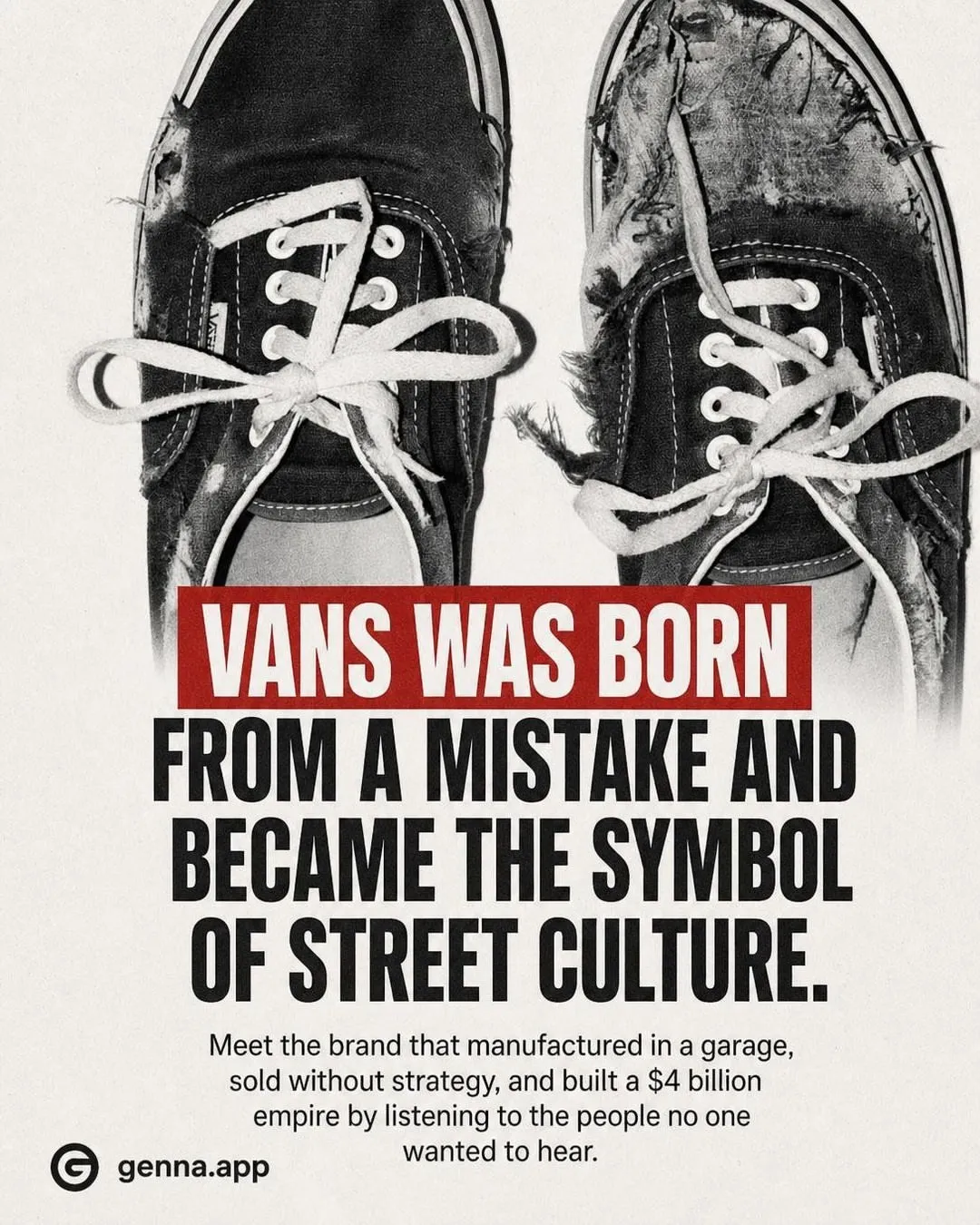 Vans: born from a mistake, a $4B street-culture empire — slide 1 of 10