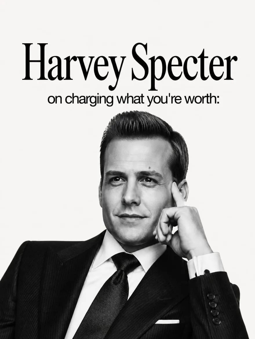Harvey Specter: charge what you are worth — slide 1 of 4