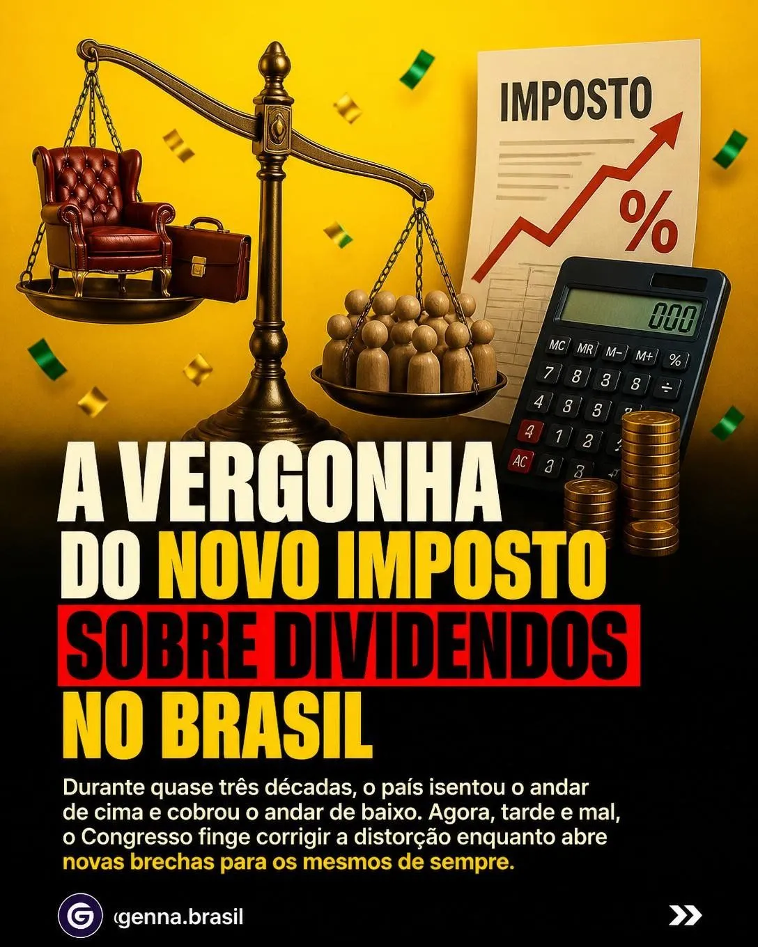 A vergonha do imposto sobre dividendos — slide 1 de 10