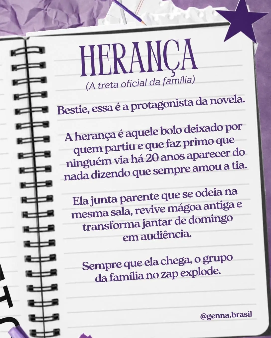 Direito Sucessório explicado como fofoca — slide 2 de 4