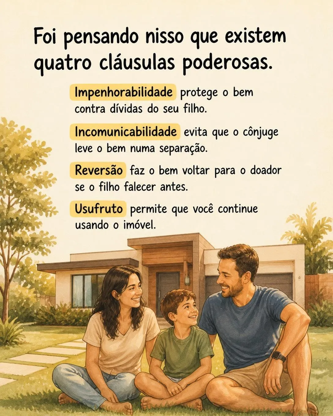 Doação em vida: 4 cláusulas essenciais — slide 5 de 7